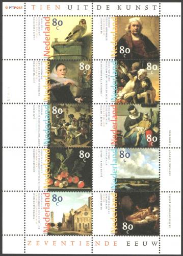 Poštovní známky Nizozemí 1999 Umìní Mi# 1720-29 Kat 11€