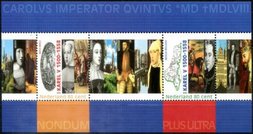 Poštovní známky Nizozemí 2000 Císaø Karel V. Mi# Block 63