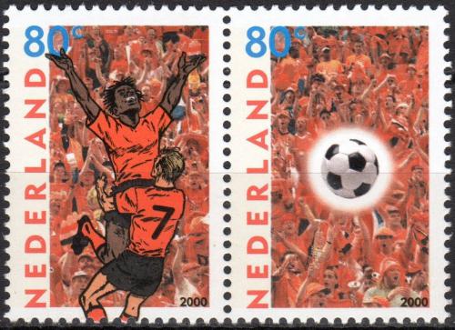 Poštovní známky Nizozemí 2000 ME ve fotbale Mi# 1786-87