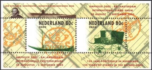 Poštovní známky Nizozemí 2000 Poštovní služby Mi# Block 66