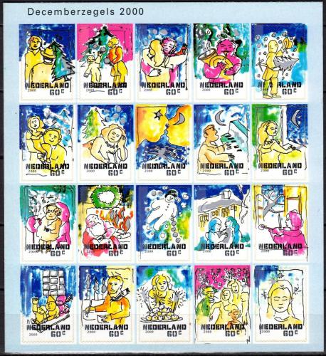 Poštovní známky Nizozemí 2000 Vánoce Mi# 1835-54 Bogen Kat 20€