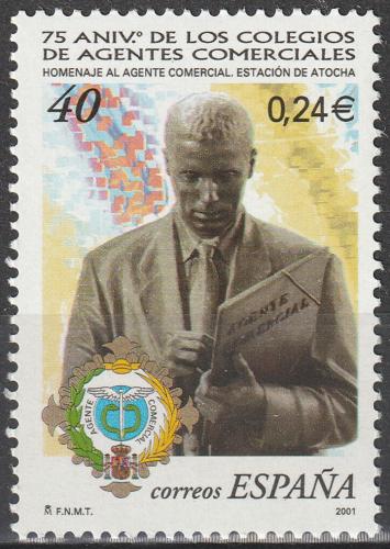 Poštovní známka Španìlsko 2001 Socha, Francisco López Hernández Mi# 3609