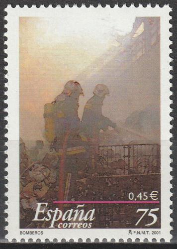 Poštovní známka Španìlsko 2001 Hasièi Mi# 3610