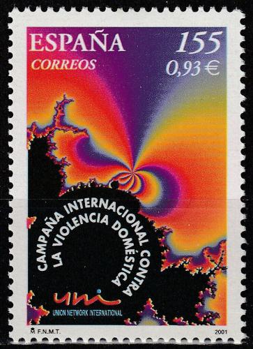 Poštovní známka Španìlsko 2001 Kampaò proti rodinnému násilí Mi# 3612
