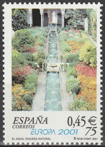 Poštovní známka Španìlsko 2001 Evropa CEPT, voda Mi# 3629