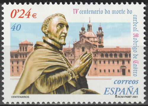 Poštovní známka Španìlsko 2001 Kardinál Rodrigo de Castro Mi# 3634