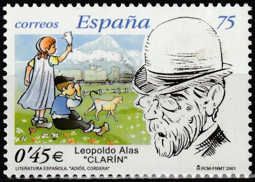 Poštovní známka Španìlsko 2001 Leopoldo Alas, spisovatel Mi# 3635
