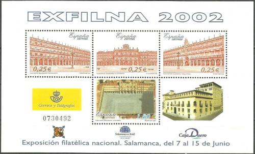 Potovn znmky panlsko 2002 Vstava EXFILNA 02, Salamanca Mi# Block 106 - zvtit obrzek