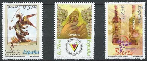 Poštovní známky Španìlsko 2003 Vinaøství Mi# 3877-79