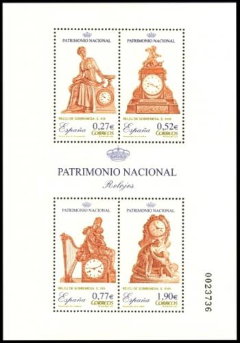 Poštovní známky Španìlsko 2004 Hodiny Mi# Block 136