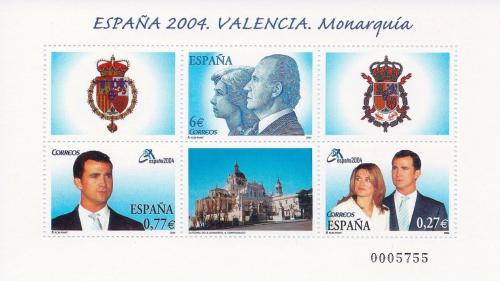 Poštovní známky Španìlsko 2004 Královský pár Mi# Block 138