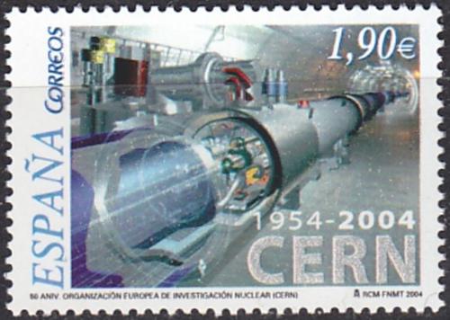 Poštovní známka Španìlsko 2004 Jaderný výzkum Mi# 3995