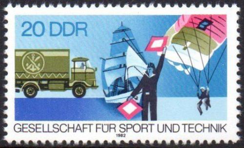 Potovn znmka DDR 1982 Sport a technika Mi# 2715 - zvtit obrzek