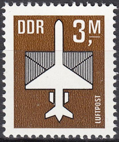 Poštovní známka DDR 1984 Letadlo Mi# 2868