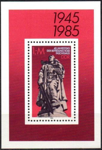 Poštovní známka DDR 1985 Osvobození, 40. výroèí Mi# Block 82