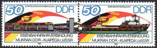 Poštovní známky DDR 1986 Loï a most Mi# 3052-53