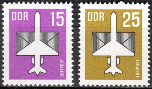 Poštovní známky DDR 1987 Letadla Mi# 3128-29