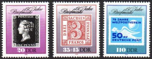 Poštovní známky DDR 1990 Penny Black, 150. výroèí Mi# 3329-31