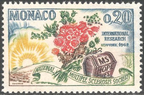 Poštovní známka Monako 1962 Boj proti Roztroušené skleróze Mi# 694