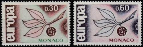 Poštovní známky Monako 1965 Evropa CEPT Mi# 810-11