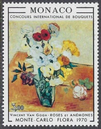 Poštovní známka Monako 1970 Umìní, Vincent van Gogh Mi# 973