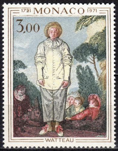 Poštovní známka Monako 1972 Umìní, Jean Antoine Watteau Mi# 1031