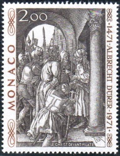 Poštovní známka Monako 1972 Umìní, Albrecht Dürer Mi# 1033