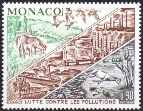 Poštovní známka Monako 1972 Boj proti zneèištìní životního prostøedí Mi# 1036