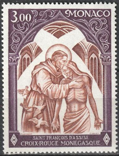 Poštovní známka Monako 1972 František z Assisi Mi# 1040