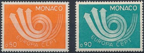 Poštovní známky Monako 1973 Evropa CEPT Mi# 1073-74 Kat 5€ 
