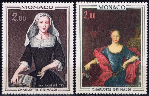Poštovní známky Monako 1973 Umìní Mi# 1102-03