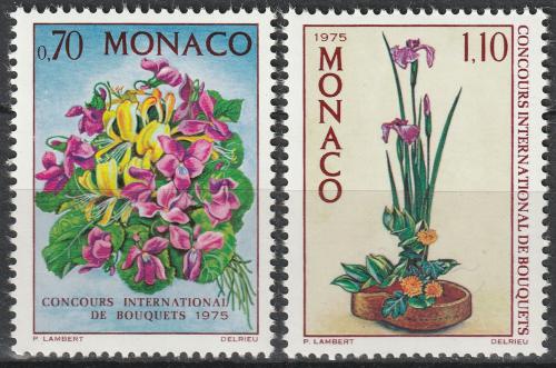 Poštovní známky Monako 1974 Kvìtiny Mi# 1141-42
