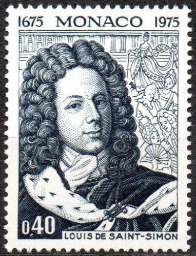 Poštovní známka Monako 1975 Louis de Rouvroy, kronikáø Mi# 1174