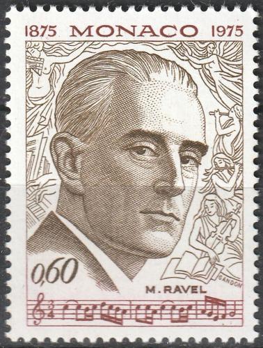 Poštovní známka Monako 1975 Maurice Ravel, skladatel Mi# 1183
