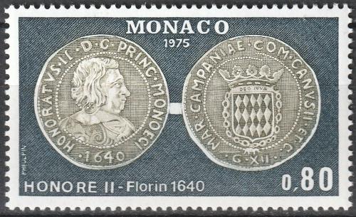 Poštovní známka Monako 1975 Mince z roku 1640 Mi# 1185