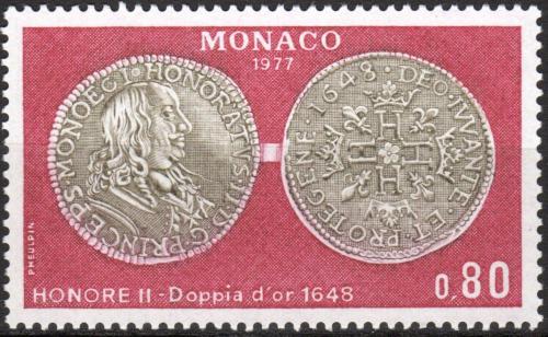 Poštovní známka Monako 1977 Zlaté mince Mi# 1294