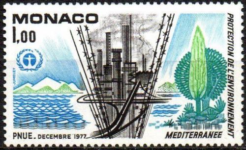 Poštovní známka Monako 1977 Ochrana životního prostøedí Mi# 1295