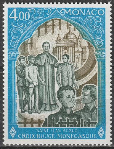 Poštovní známka Monako 1977 Svatý Jan Bosco Mi# 1300