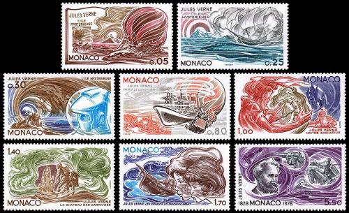 Poštovní známky Monako 1978 Jules Verne Mi# 1305-12 Kat 8€