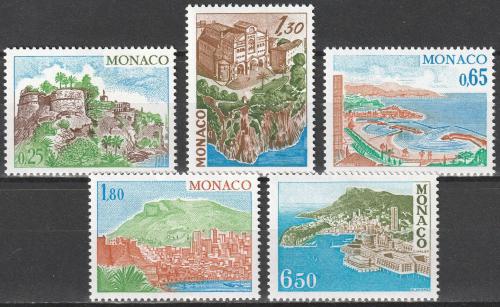 Poštovní známky Monako 1978 Turistické zajímavosti Mi# 1331-35 Kat 6.50€