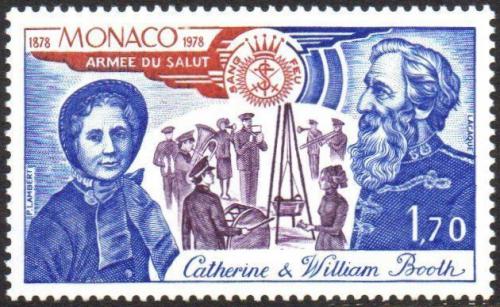 Poštovní známka Monako 1978 Armáda spásy, 100. výroèí Mi# 1350
