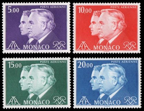 Poštovní známky Monako 1982 Kníže Rainier III. Mi# 1512-15 Kat 20€