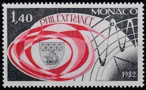 Poštovní známka Monako 1982 Výstava PHILEX-FRANCE ’82 Paøíž Mi# 1532