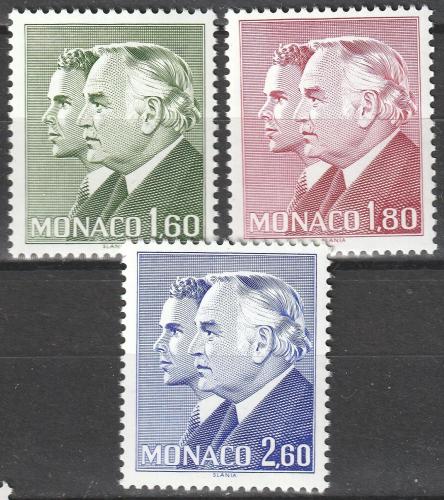 Poštovní známky Monako 1982 Kníže Rainier III. a princ Albert Mi# 1543-45