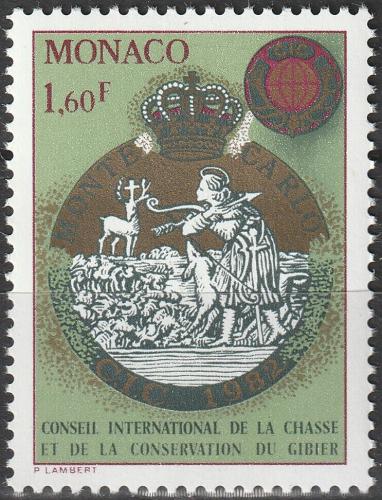 Poštovní známka Monako 1982 Hubertus na lovu Mi# 1546