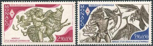 Poštovní známky Monako 1982 Héraklés Mi# 1551-52