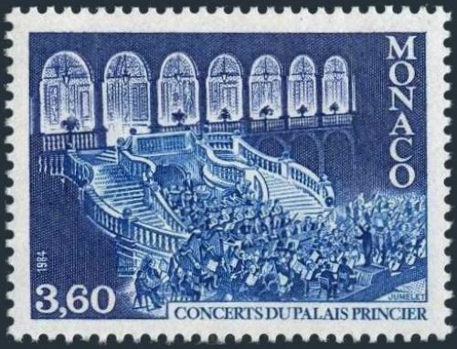 Poštovní známka Monako 1984 Koncert v knížecím paláci Mi# 1633