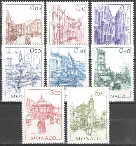 Poštovní známky Monako 1984 Pohledy na mìsto Mi# 1634-41