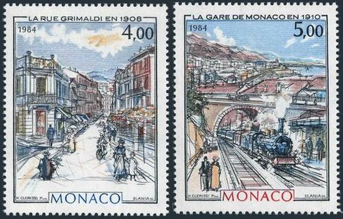 Poštovní známky Monako 1984 Monako za starých èasù Mi# 1649-50 Kat 8€