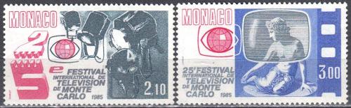 Poštovní známky Monako 1984 Mezinárodní filmový festival v Monte Carlo Mi# 1662-63